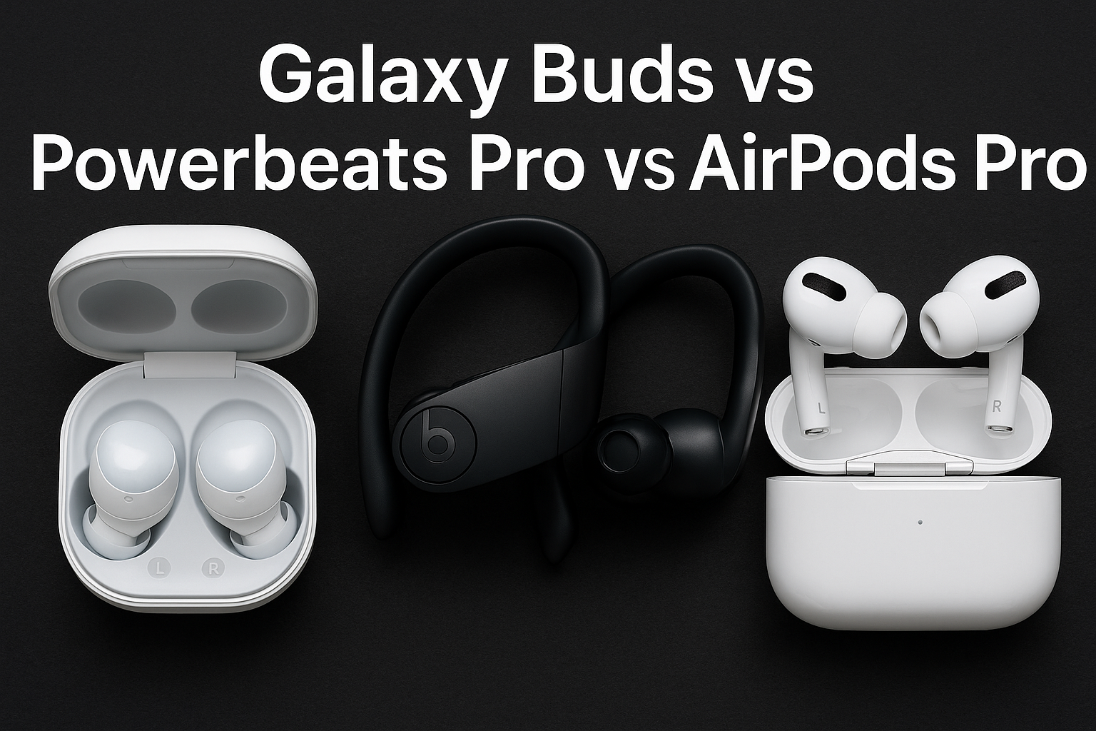 مقایسه Beats Powerbeats Pro 1 با AirPods Pro و Galaxy Buds Pro | Gadgetive